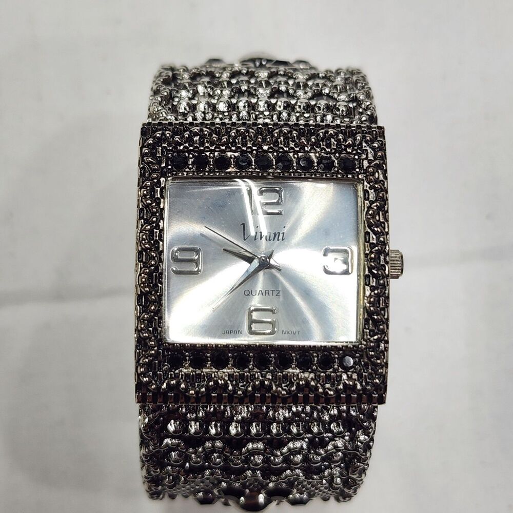 Vivani CS3385 Cuff Bracelet Quartz Analog Women's Watch New Battery